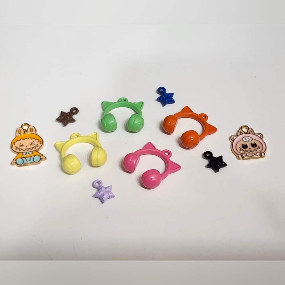 Charms Jewelry Making Beads Pendants Headphones Labu LBB Stars Crafts‎ Keychains